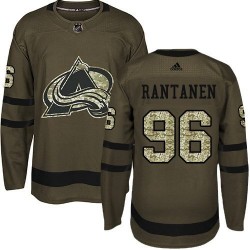 Colorado Avalanche Mikko Rantanen 96 2017-18 Adidas Camo Green NHL Jersey Authentic