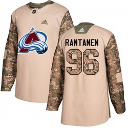 Colorado Avalanche Mikko Rantanen 96 2017-18 Adidas Camo Veterans Day Practice NHL Jersey Authentic