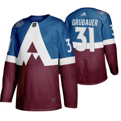 Colorado Avalanche Philipp Grubauer 31 Adidas 2020 Stadium Series NHL Jersey Authentic