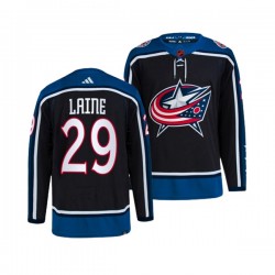 Columbus Blue Jackets PATRIK LAINE 29 Adidas 2022-2023 Reverse Retro Navy NHL Jersey Authentic