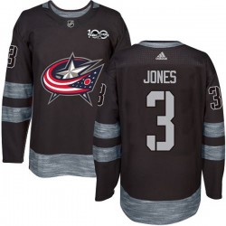 Columbus Blue Jackets Seth Jones 3 1917-2017 100th Anniversary Adidas Black NHL Jersey Authentic