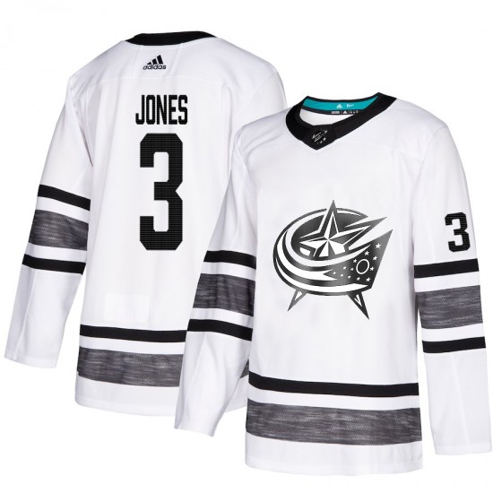 Columbus Blue Jackets Seth Jones 3 White 2019 All-Star Adidas NHL Jersey Authentic