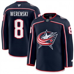 Columbus Blue Jackets Zach Werenski 8 Fanatics 2024-2025 Home NHL Jersey Authentic