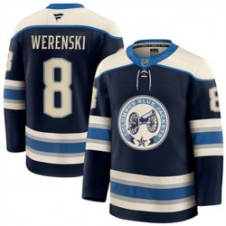 Columbus Blue Jackets Zach Werenski 8 Fanatics 2024-2025 Third NHL Jersey Authentic