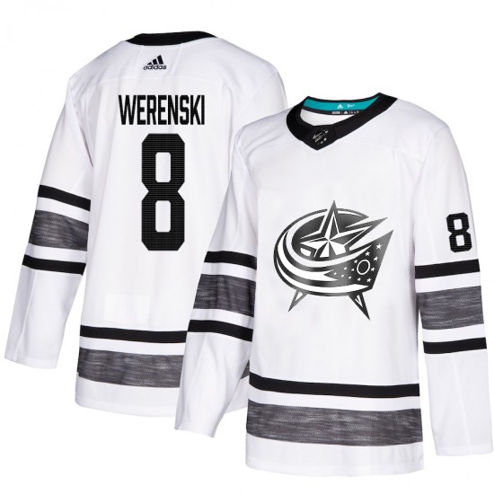 Columbus Blue Jackets Zach Werenski 8 White 2019 All-Star Adidas NHL Jersey Authentic