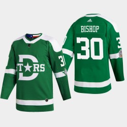Dallas Stars Ben Bishop 30 Adidas 2020 Winter Classic NHL Jersey Authentic