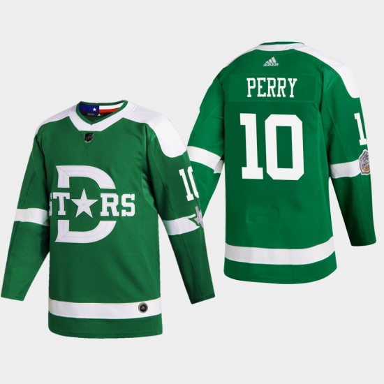 Dallas Stars Corey Perry 10 Adidas 2020 Winter Classic NHL Jersey Authentic