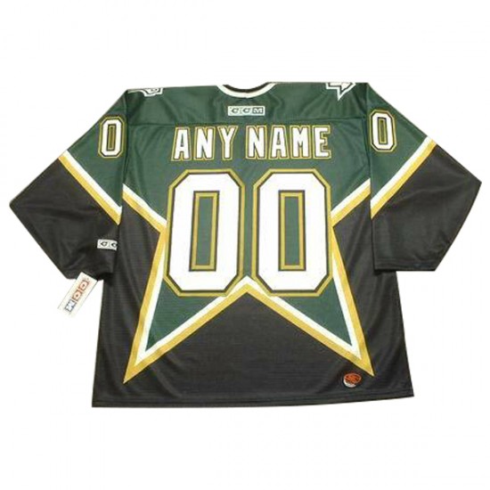 Dallas Stars Custom CCM Throwback NHL Jersey Authentic