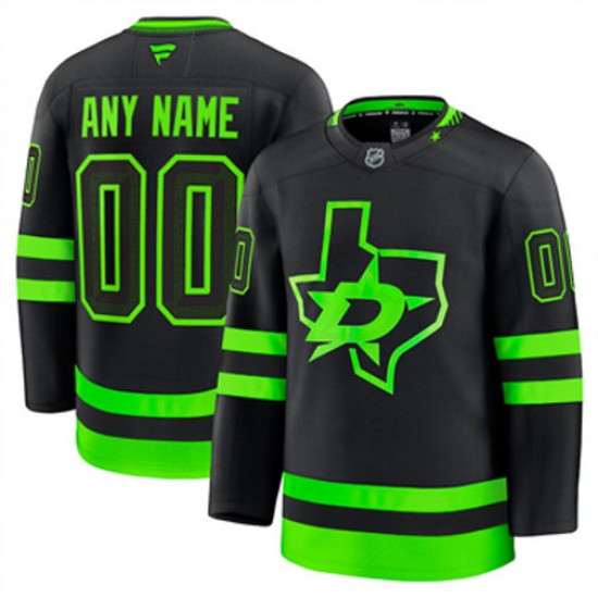 Dallas Stars Custom Fanatics 2024-2025 Third NHL Jersey Authentic