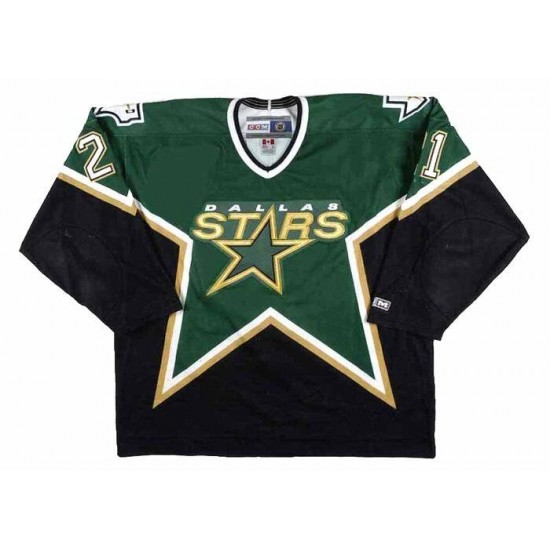 Dallas Stars GUY CARBONNEAU 12 CCM Throwback NHL Jersey Authentic