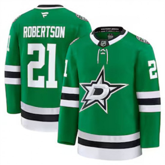 Dallas Stars Jason Robertson 21 Fanatics 2024-2025 Home NHL Jersey Authentic