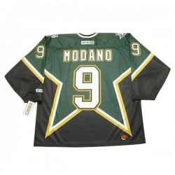 Dallas Stars Mike Modano 9 CCM Throwback NHL Jersey Authentic