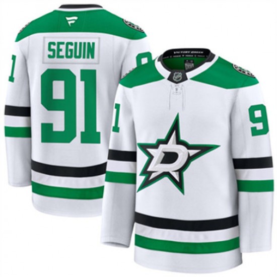 Dallas Stars Tyler Seguin 91 Fanatics 2024-2025 Away NHL Jersey Authentic