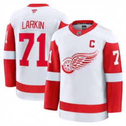 Detroit Red Wings Dylan Larkin 71 Fanatics 2024-2025 Away White NHL Jersey Authentic