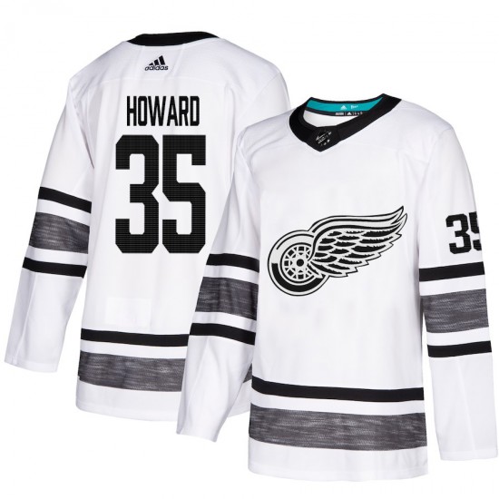 Detroit Red Wings Jimmy Howard 35 White 2019 All-Star Adidas NHL Jersey Authentic