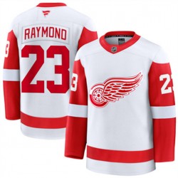 Detroit Red Wings Lucas Raymond 23 Fanatics 2024-2025 Away White NHL Jersey Authentic