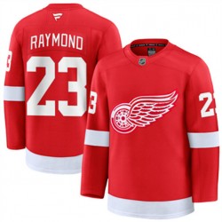 Detroit Red Wings Lucas Raymond 23 Fanatics 2024-2025 Home Red NHL Jersey Authentic