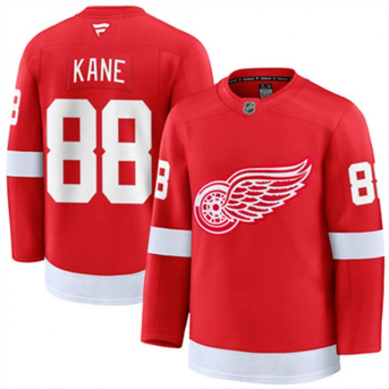 Detroit Red Wings Patrick Kane 88 Fanatics 2024-2025 Home Red NHL Jersey Authentic