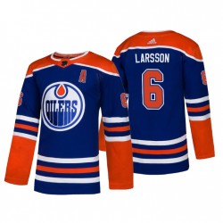Edmonton Oilers Adam Larsson 6 Alternate Adidas Authentic 2018-19 NHL Jersey