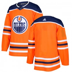 Edmonton Oilers Blank 2017-18 Adidas Orange NHL Jersey Authentic