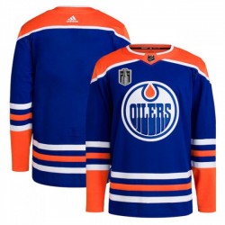Edmonton Oilers Blank Adidas 2024 Stanley Cup NHL Jersey Authentic