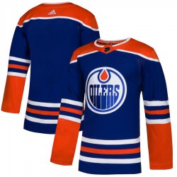 Edmonton Oilers Blank Alternate Adidas Authentic 2018-19 NHL Jersey