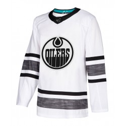 Edmonton Oilers Blank White 2019 All-Star Adidas NHL Jersey Authentic