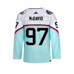 Edmonton Oilers CONNOR MCDAVID 97 2023 All-Star Adidas White NHL Jersey Authentic