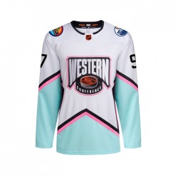 Edmonton Oilers CONNOR MCDAVID 97 2023 All-Star Adidas White NHL Jersey Authentic