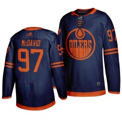 Edmonton Oilers Connor McDavid 97 Adidas 2019-20 Authentic Blue NHL Jersey