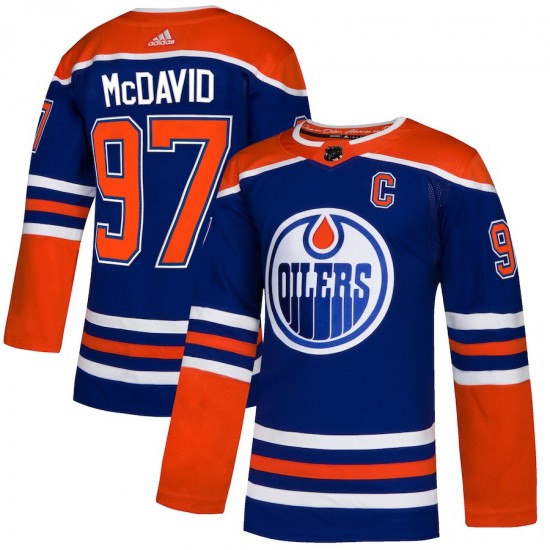 Edmonton Oilers Connor McDavid 97 Alternate Adidas Authentic 2018-19 NHL Jersey