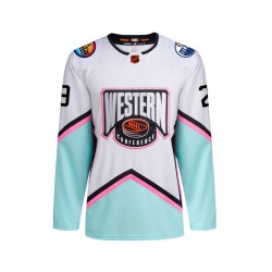 Edmonton Oilers LEON DRAISAITL 29 2023 All-Star Adidas White NHL Jersey Authentic