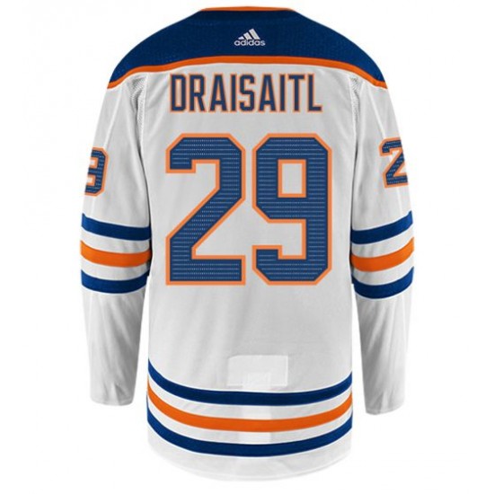 Edmonton Oilers LEON DRAISAITL 29 White Adidas NHL Jersey