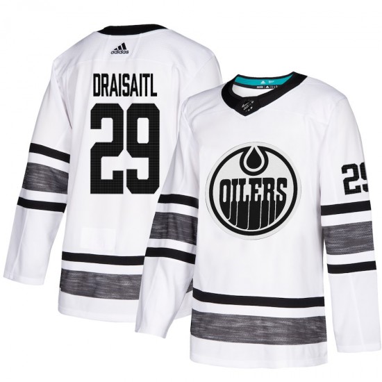 Edmonton Oilers Leon Draisaitl 29 White 2019 All-Star Adidas NHL Jersey Authentic