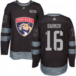 Florida Panthers Aleksander Barkov 16 1917-2017 100th Anniversary Adidas Black NHL Jersey Authentic