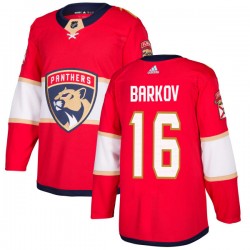 Florida Panthers Aleksander Barkov 16 2017-18 Adidas Red NHL Jersey Authentic