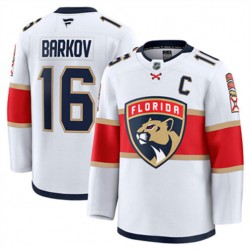 Florida Panthers Aleksander Barkov 16 Fanatics 2024-2025 Away White NHL Jersey Authentic