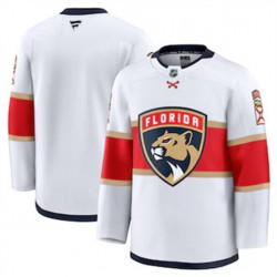 Florida Panthers Blank Fanatics 2024-2025 Away White NHL Jersey Authentic