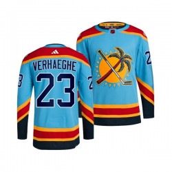 Florida Panthers CARTER VERHAEGHE 23 Adidas 2022 Reverse Retro Blue NHL Jersey Authentic