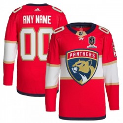 Florida Panthers Custom Adidas 2024 Stanley Cup Champions NHL Jersey Authentic