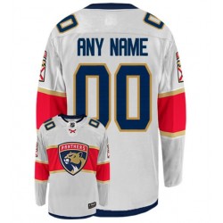 Florida Panthers Customize White Adidas NHL Jersey