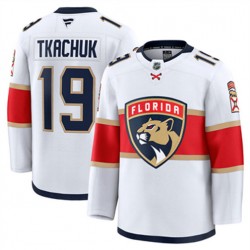 Florida Panthers Matthew Tkachuk 19 Fanatics 2024-2025 Away White NHL Jersey Authentic
