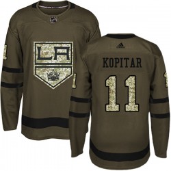 Los Angeles Kings Anze Kopitar 11 2017-18 Adidas Camo Green NHL Jersey Authentic
