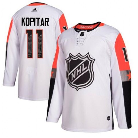 Los Angeles Kings Anze Kopitar 11 2018 All-Star Pacific Division White Adidas NHL Jersey Authentic