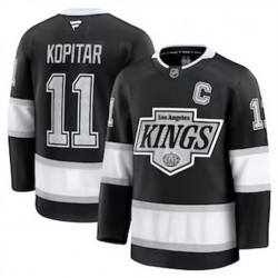 Los Angeles Kings Anze Kopitar 11 Fanatics 2024-2025 Home Black NHL Jersey Authentic