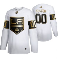 Los Angeles Kings Custom Adidas 2019-20 Authentic Golden Edition White NHL Jersey