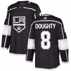 Los Angeles Kings Drew Doughty 8 2017-18 Adidas Black NHL Jersey Authentic