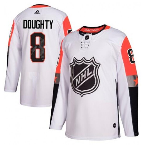 Los Angeles Kings Drew Doughty 8 2018 All-Star Pacific Division White Adidas NHL Jersey Authentic