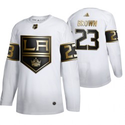 Los Angeles Kings Dustin Brown 23 Adidas 2019-20 Authentic Golden Edition White NHL Jersey