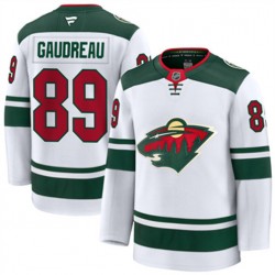 Minnesota Wild Frederick Gaudreau 89 Fanatics 2024-2025 Away White NHL Jersey Authentic